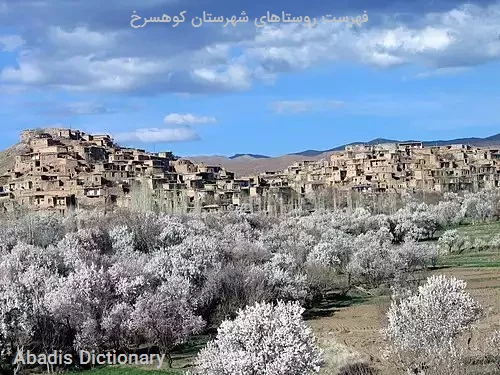 فهرست روستاهای شهرستان کوهسرخ